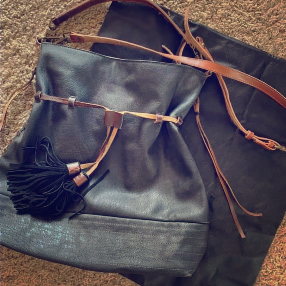 Free People leather purse